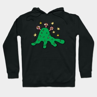 Aliens in space Hoodie